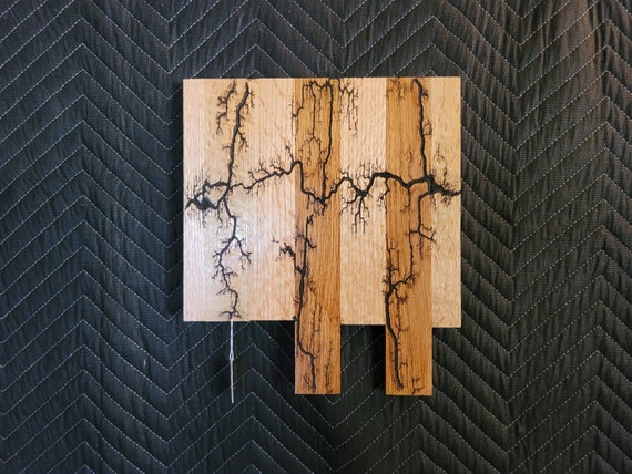 Solid Red Oak Fractal Burning - Etsy