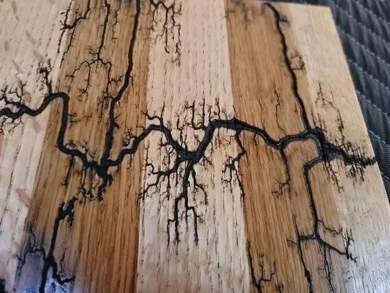 Solid Red Oak Fractal Burning - Etsy