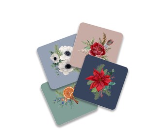 Holiday Coasters (Set of 4)