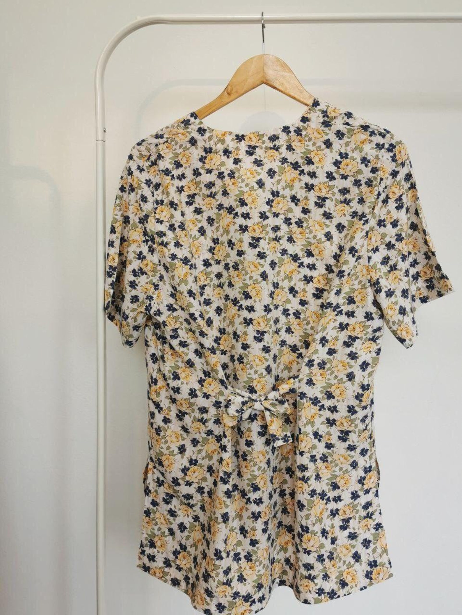 Floral shirt by Michel Valerie | Etsy