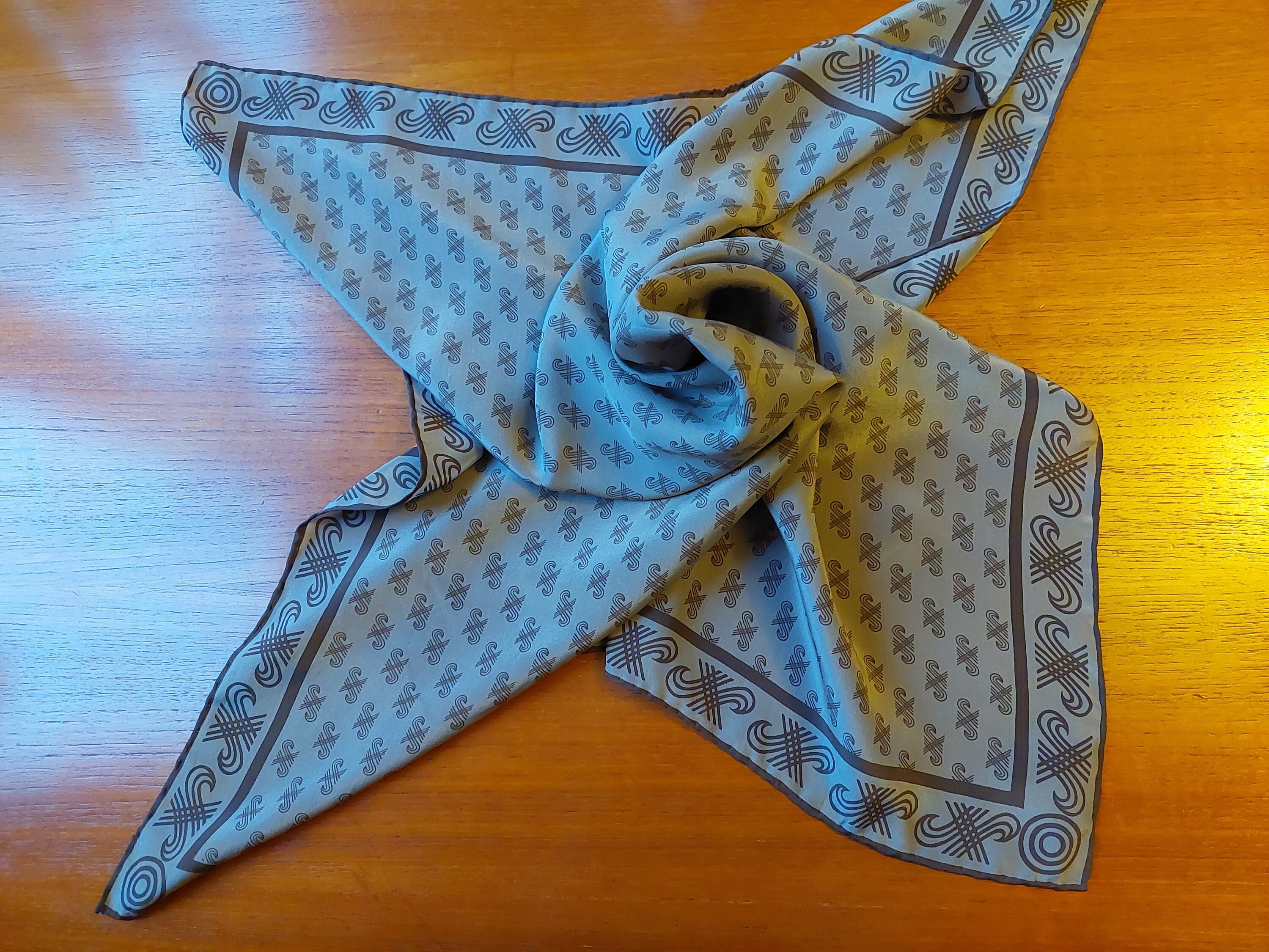 Louis Vuitton White/Brown Year of The Ox Silk Square Scarf