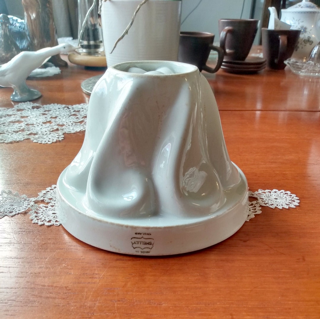 Antique Shelley White Ceramic Mould With Lovely Intricate Design. for ...