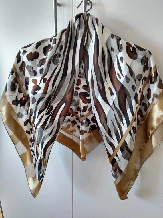 BROWN OPULENT SCARF main image 0