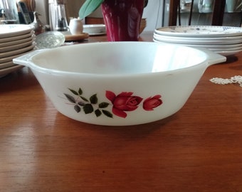 パイレックス JAJ ジューン ローズ デザート プレート 直径 8.5 インチ