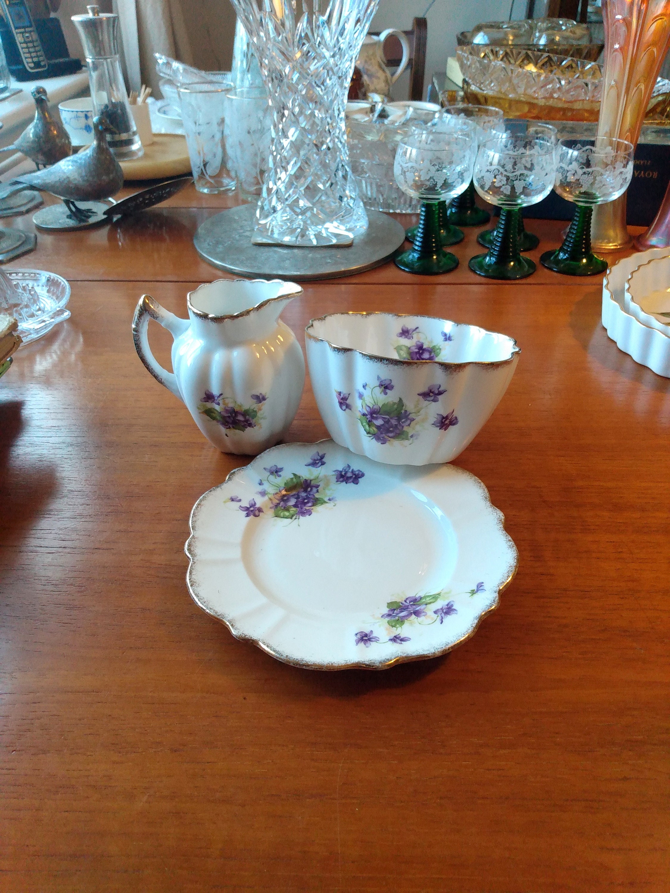 Antique Melba Bone China in Floral Spring by Mayer