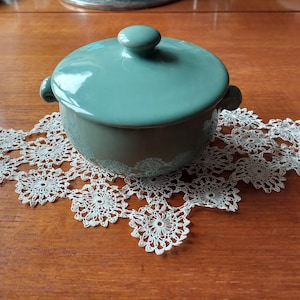 Vintage Denby Individual Lidded Casserole Dish/Soup or Serving bowl in Classic Denby Green Colour.Made in England 1970s. In VGC