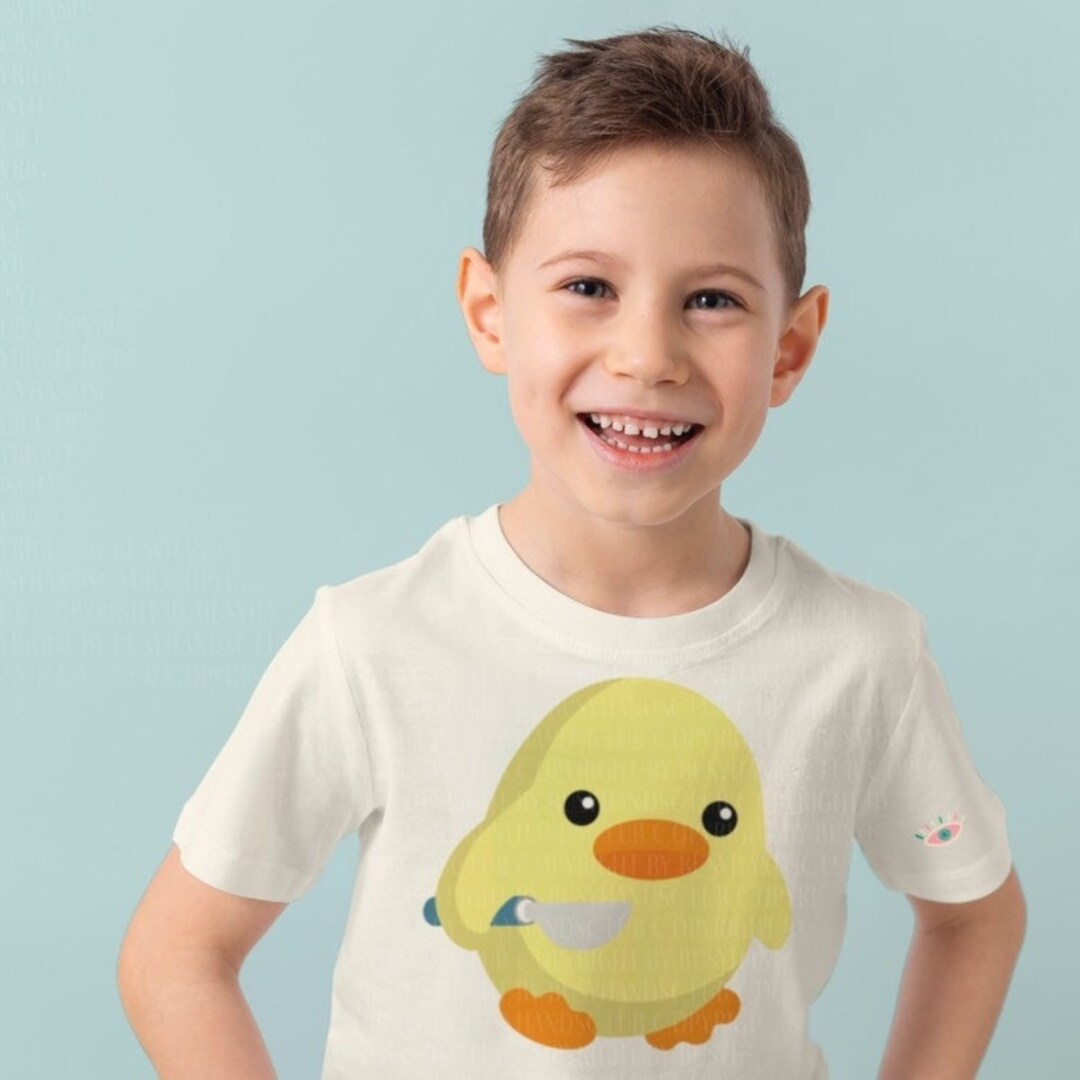 Duck With Knife Chicks Chicken Lil Peep Illustration Meme SVG Etsy