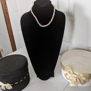 Necklace Pink Puka Shell 16&quot;