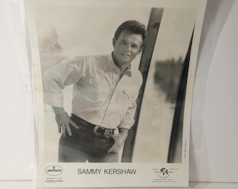 Fotografía del cantante de country Sammy Kershaw, 1991, 8x10