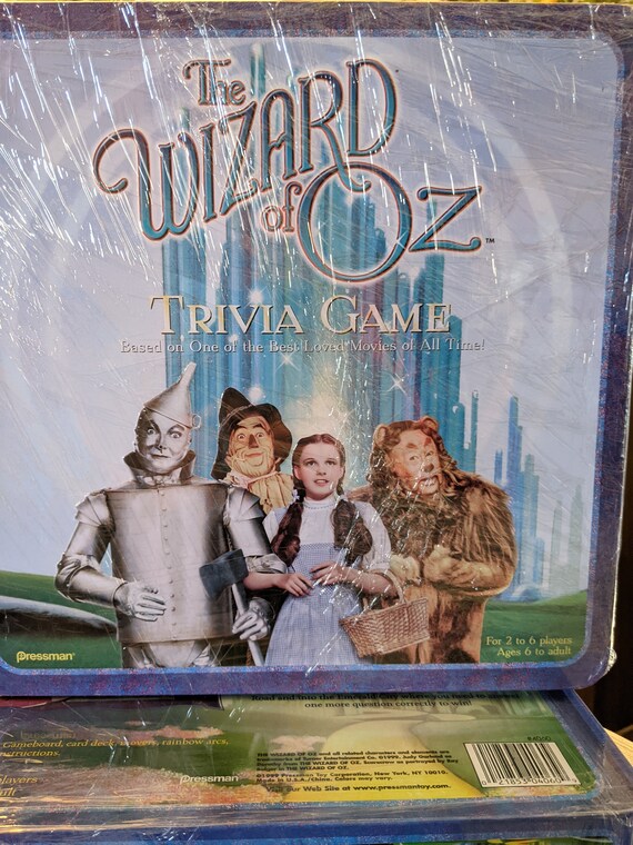 Wizard of Oz Trivia Game With Collector Tin Etsy