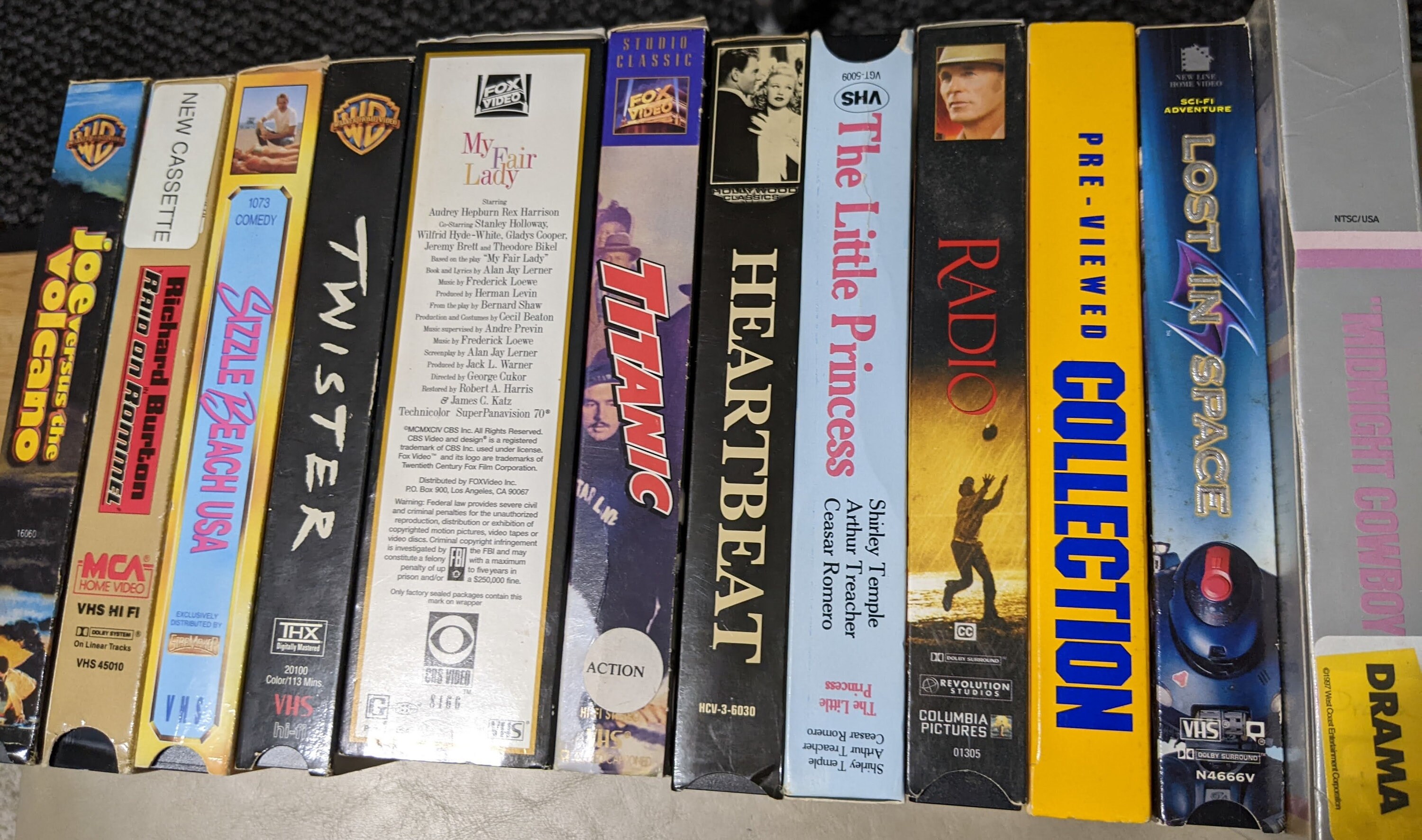 VHS Tapes Group of 13 Etsy