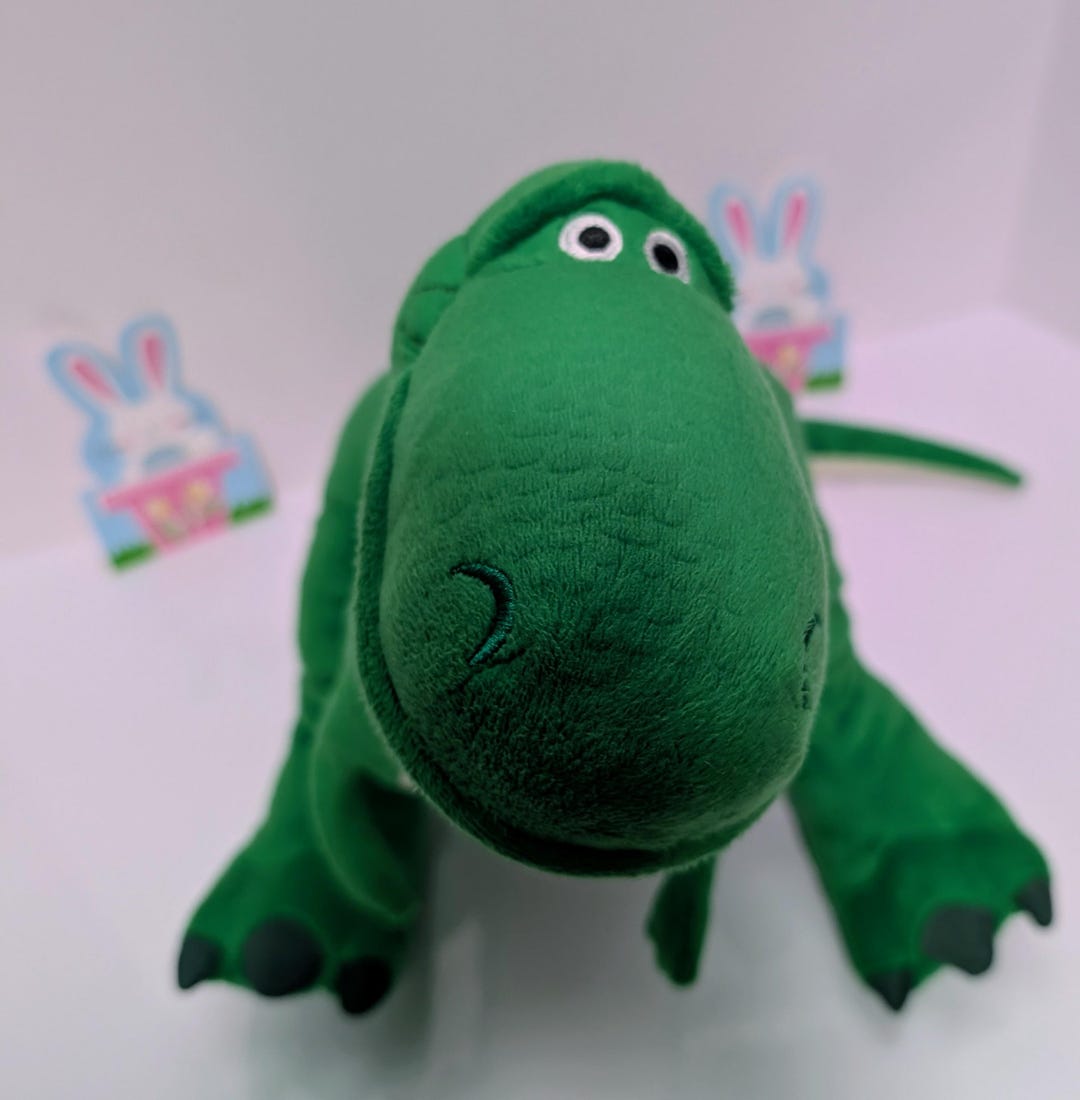 Disney Store Pixar Toy Story REX Plush Green Dinosaur Large Stuffed ...