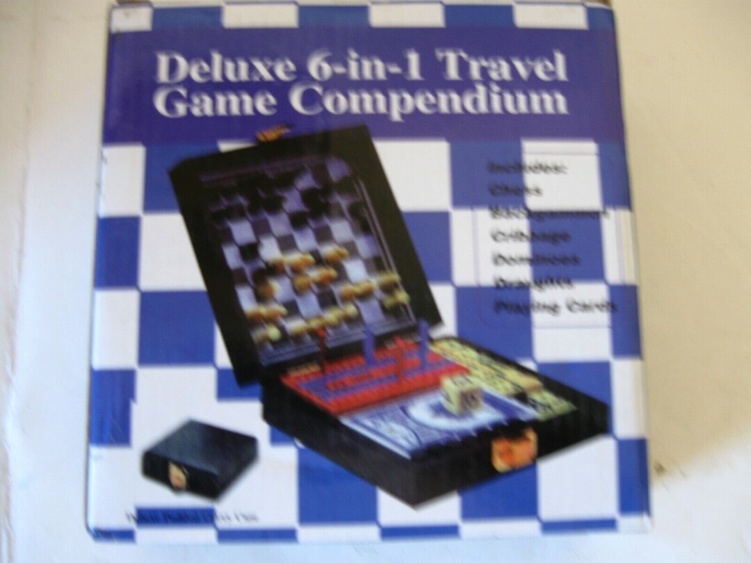 Multiple Board Games In One Deluxe 6-in-1 Travel Game Multiple Board Games - Etsy