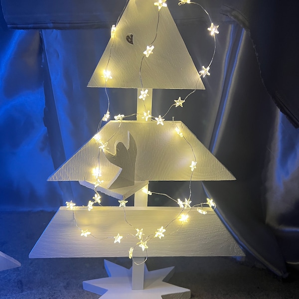 Weihnachtsbaum mit Beleuchtung Warmweiss Unikat