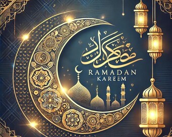 Descarga digital exclusiva de Ramadán: elegante motivo islámico