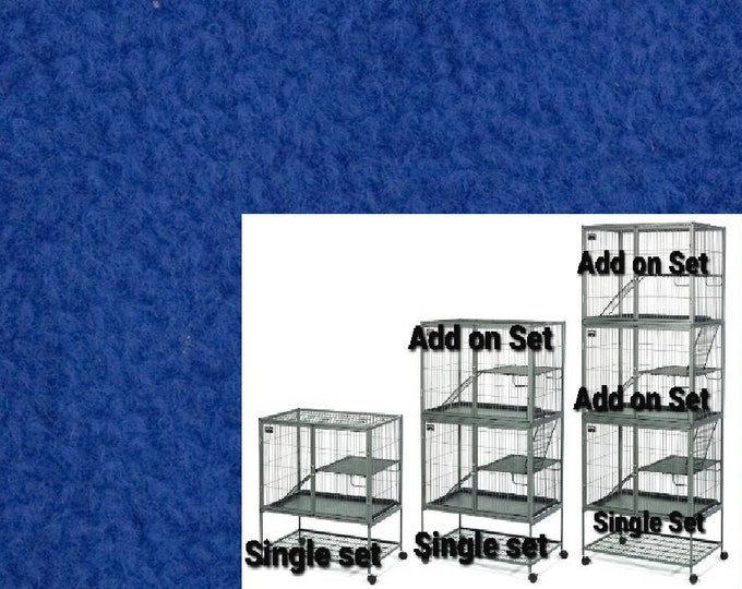 Ferret Nation and Critter Nation Cage Liner Sets, Made to Order, Dark