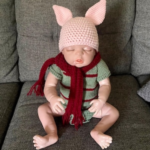 Winnie the Pooh inspired  0-3 months baby knitted sets