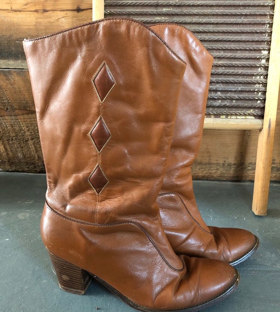 Super cool vintage western boots - image 1