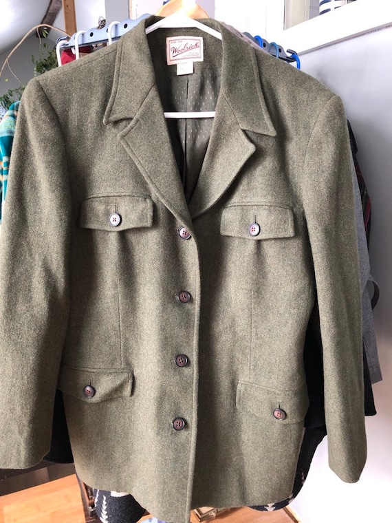 Womans woolrich wool blazer