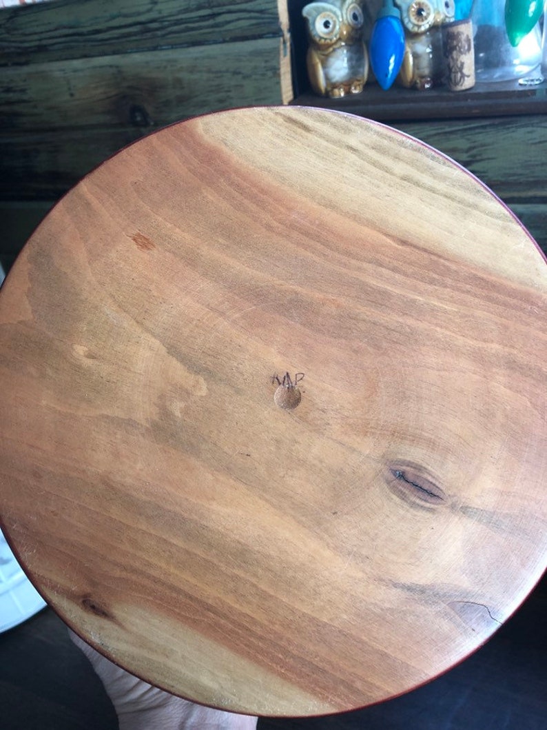 Very cool handmade wood bowl with top