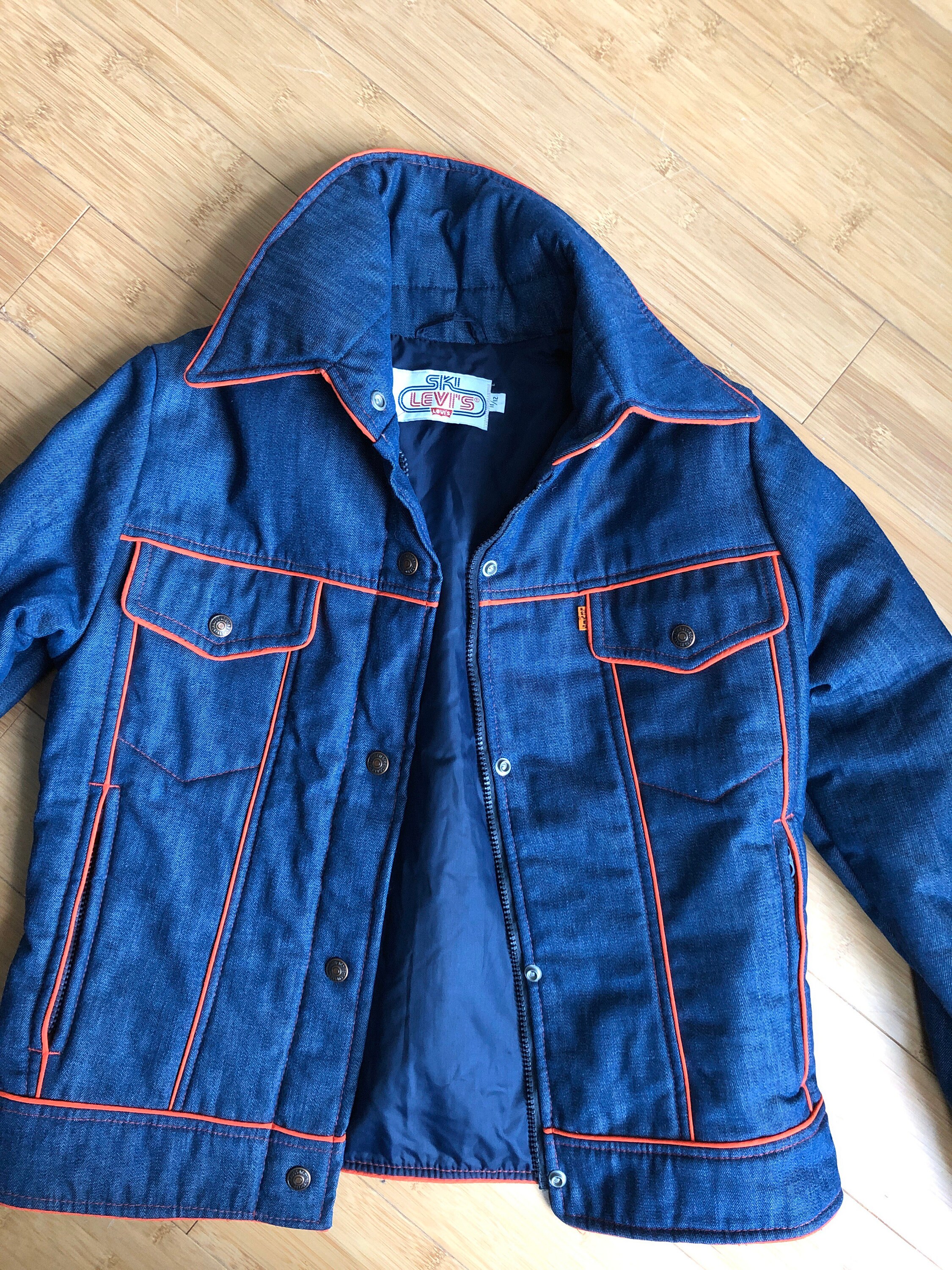 Vintage Levis Denim Ski Jacket - Etsy