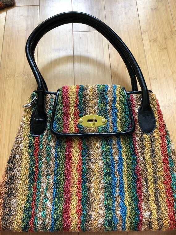 Vintage jerry Terrance aThenOriginal Carpet Bag