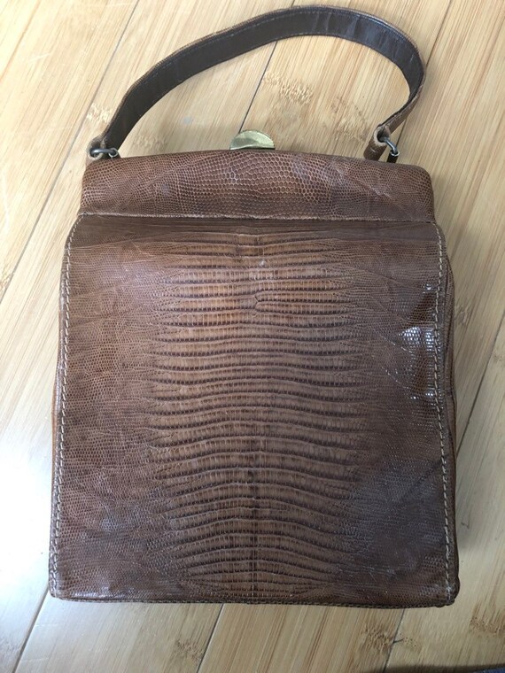 Vintage Alligator Bag - image 3