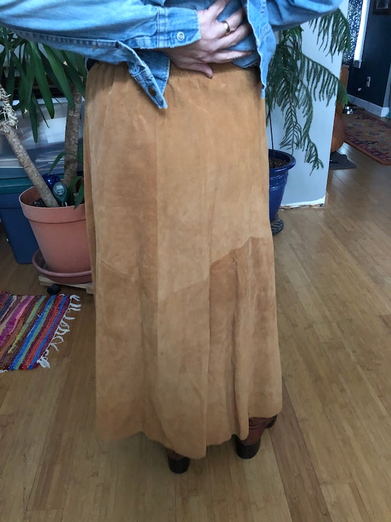 A great suede prairie type skirt