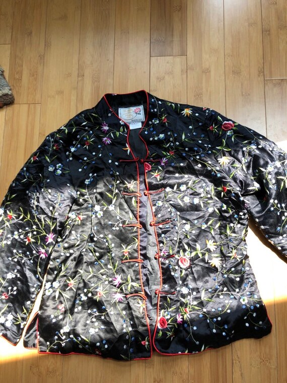 Vintage silk chinese jacket