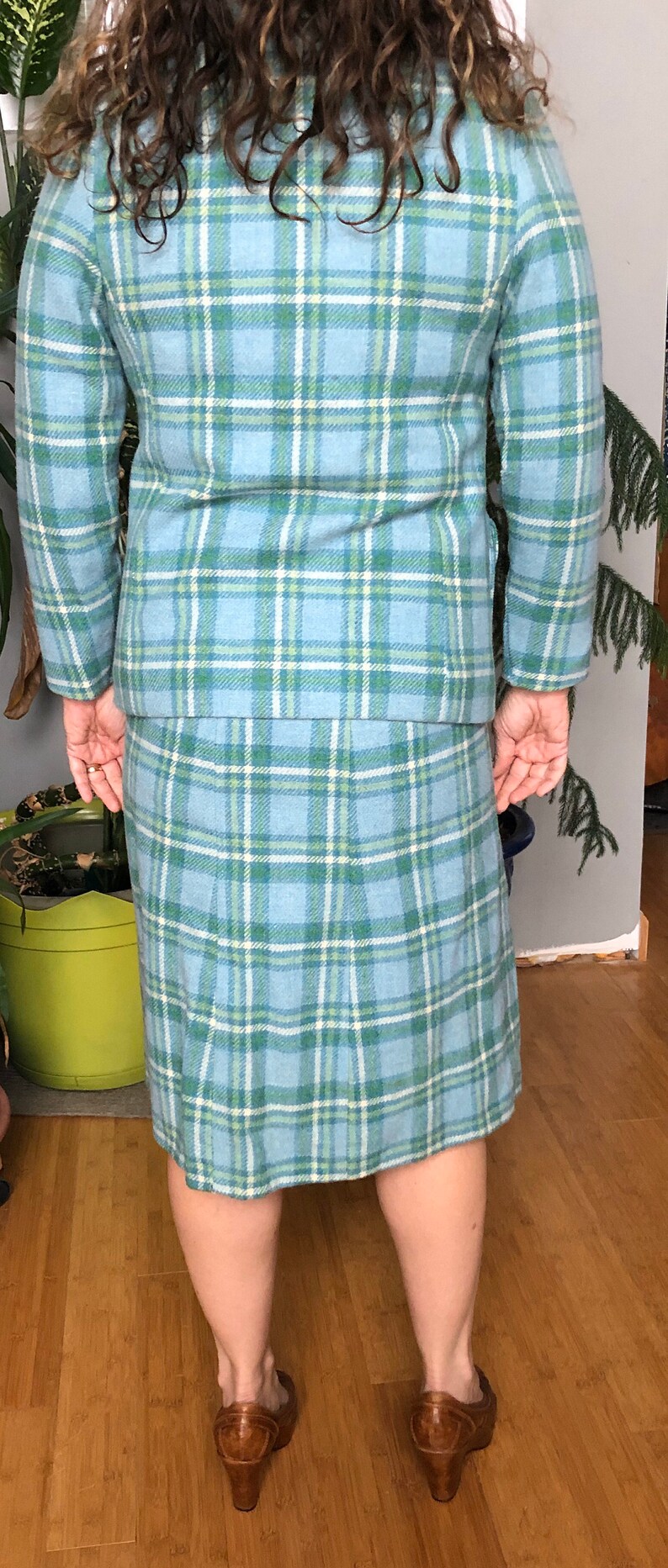 Gorgeous Pendleton skirt suit