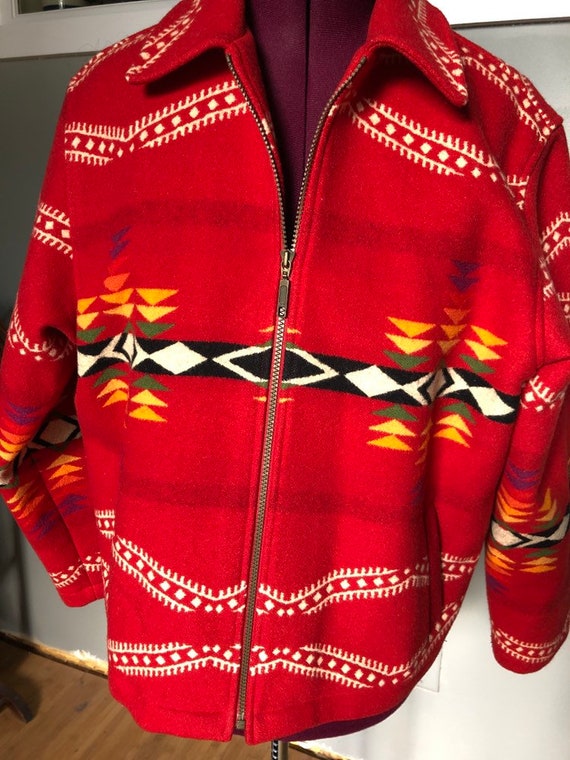 Gorgeous vintage pendleton blanket coat