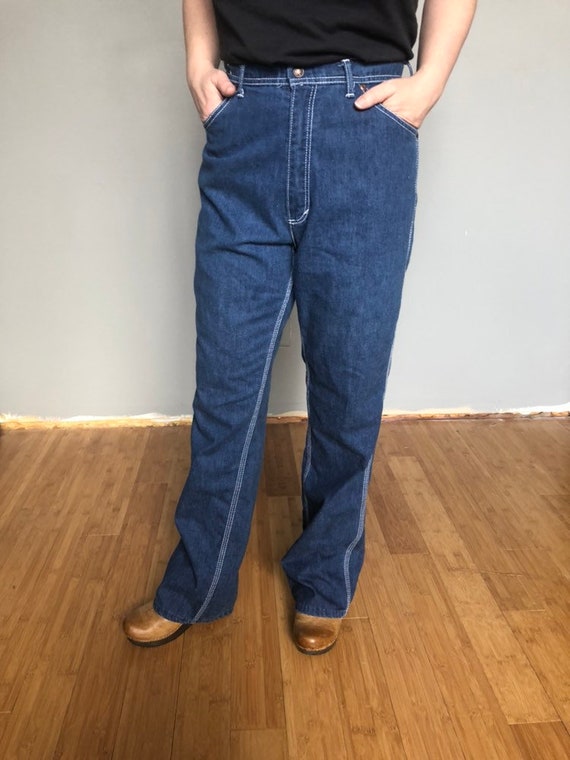 Vintage high waisted jeans - image 3