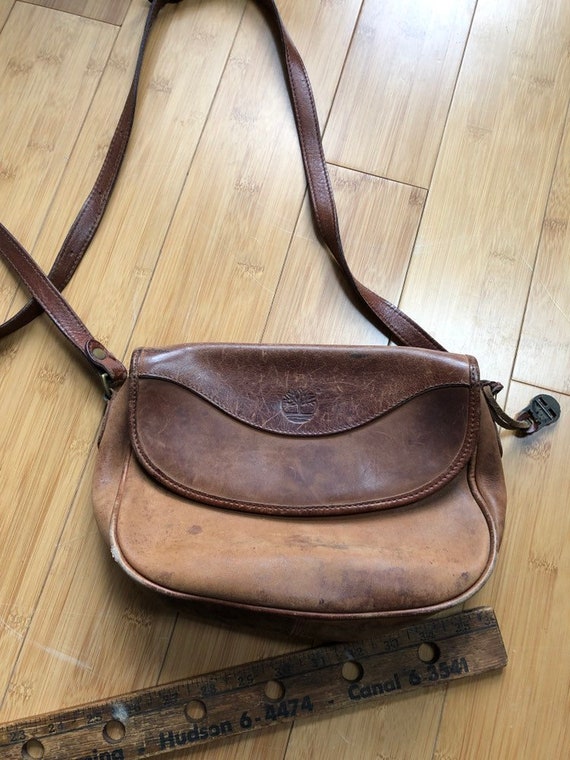 Vintage Timberland leather purse Etsy