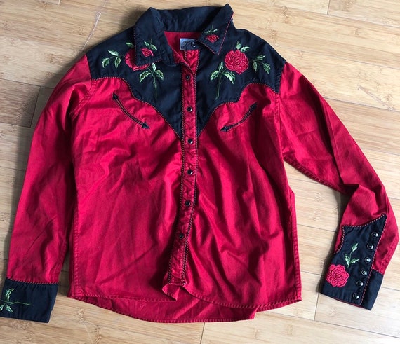 Vintage western rodeo shirt - image 1