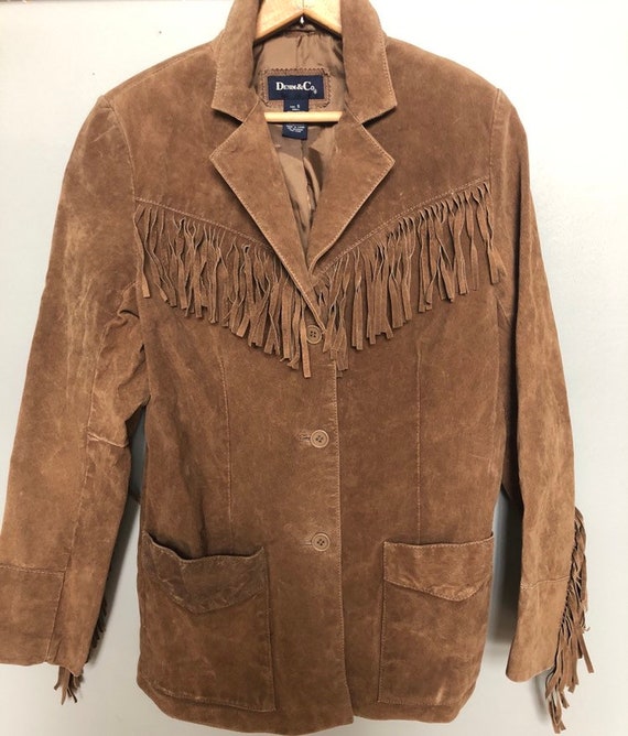 denim & co leather jacket