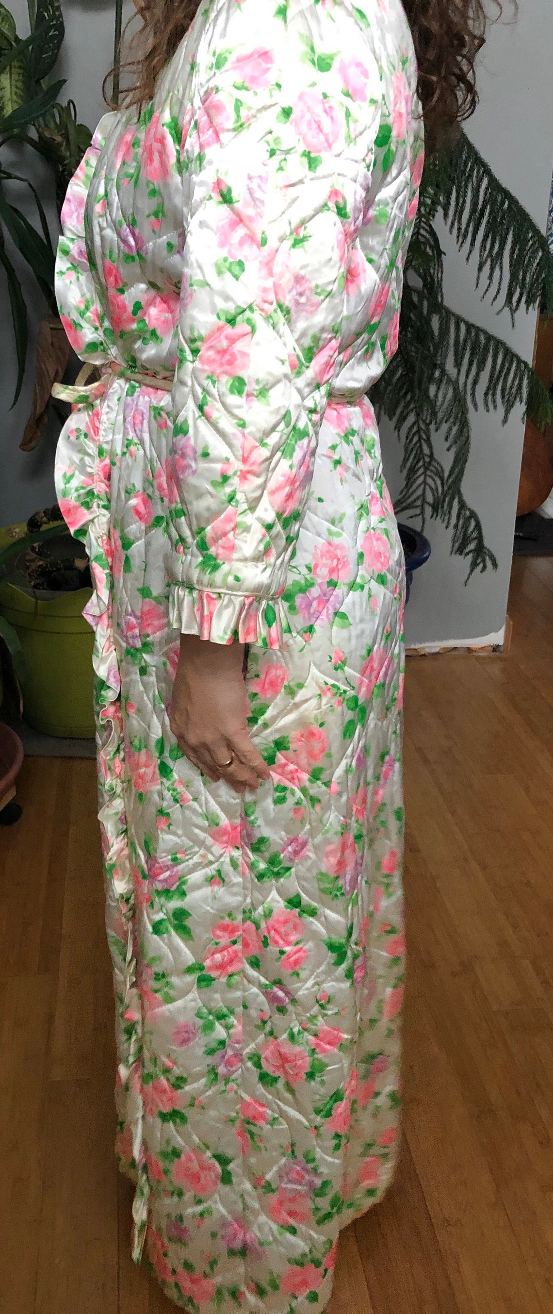 Classic Vintage Quilted Robe Etsy