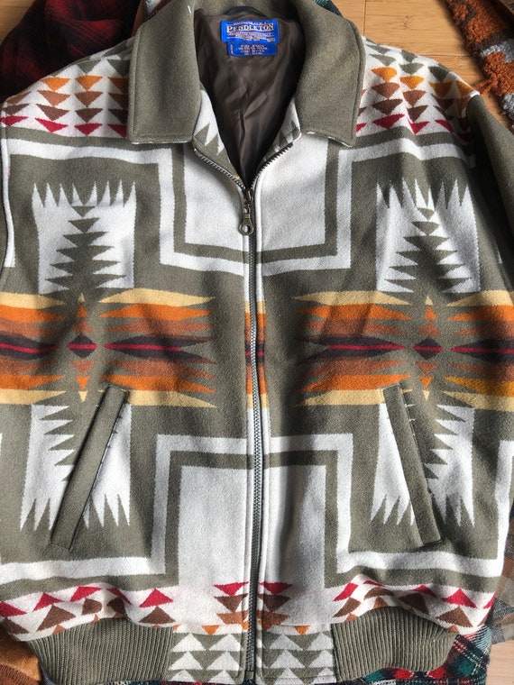 Vintage southwestern Pendleton wool coat