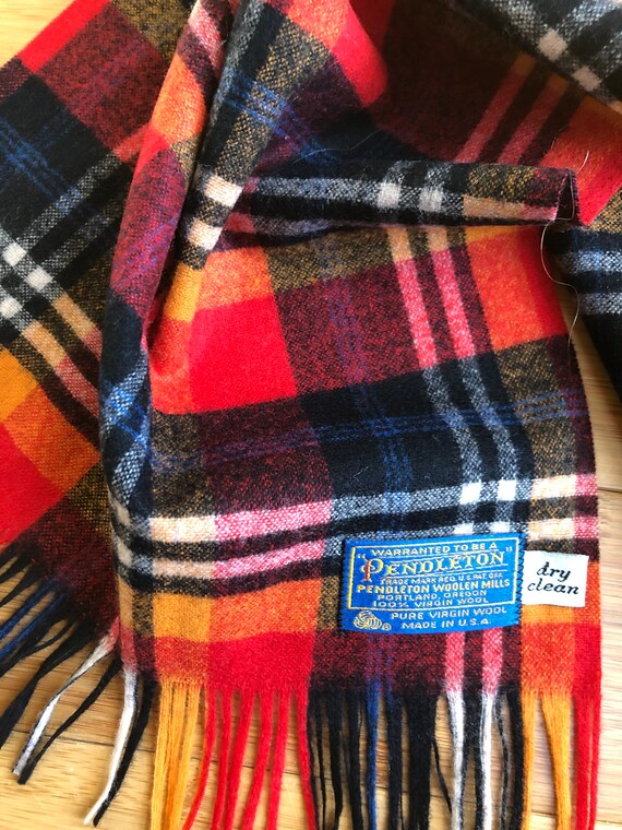 Vintage Pendleton wool scarf
