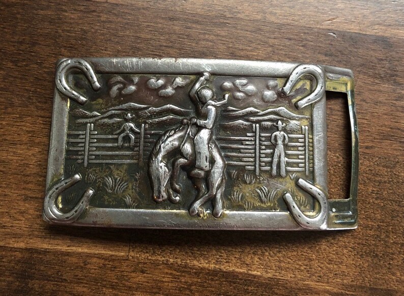 Rodeo Belt Buckle - Etsy