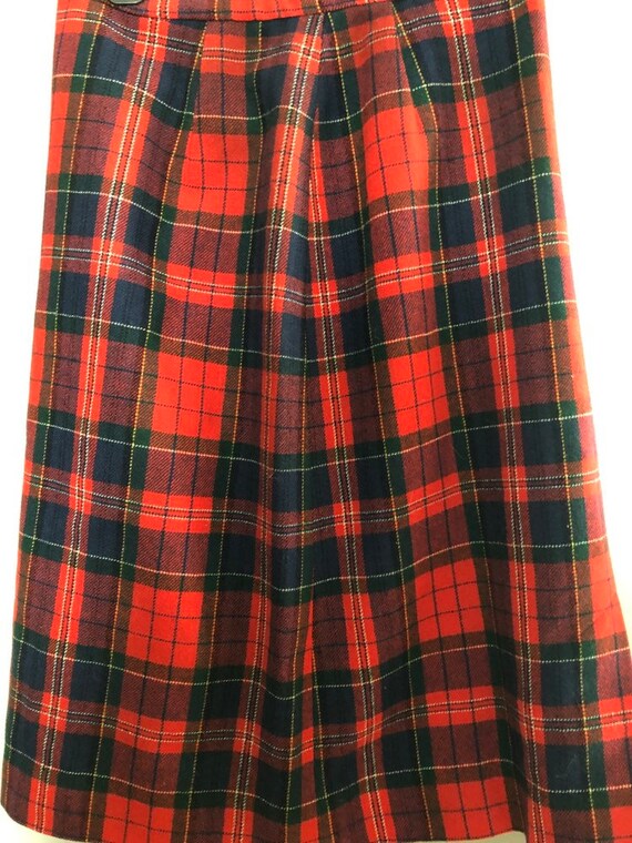 Vintage pendleton tartan skirt - image 2