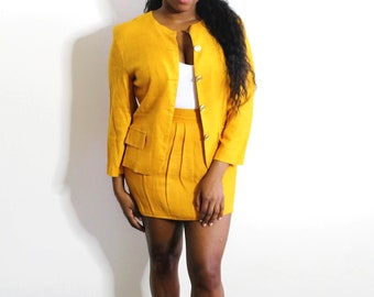 Reconstructed Mustard 2-Piece Set