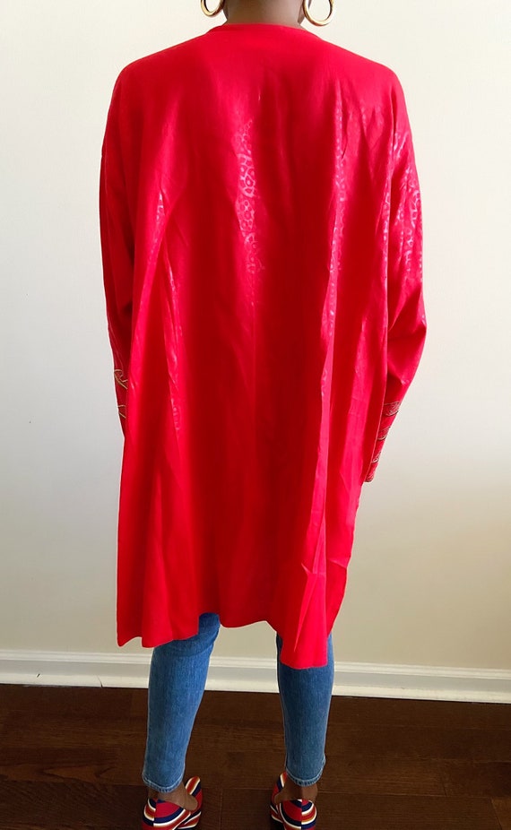 Reconstructed Red Low-Cut Tunic (Fits Most) - image 4