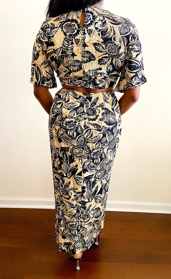 Vintage Neutral Printed 2-Piece Set - Size M/L - image 4