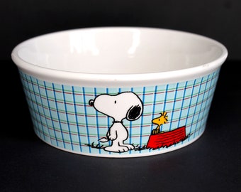 Snoopy Ceramic Dog Bowl Www Neurosurgeondrapoorva Com