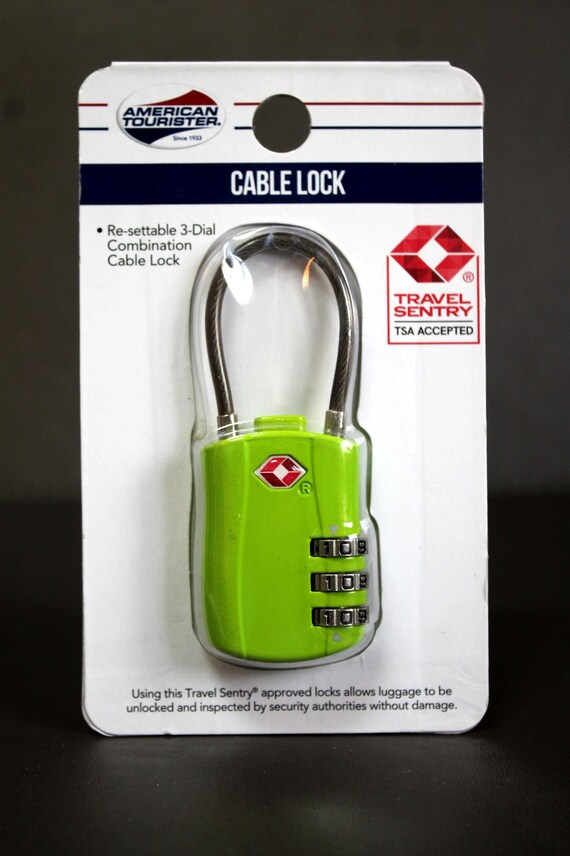 american tourister cable lock
