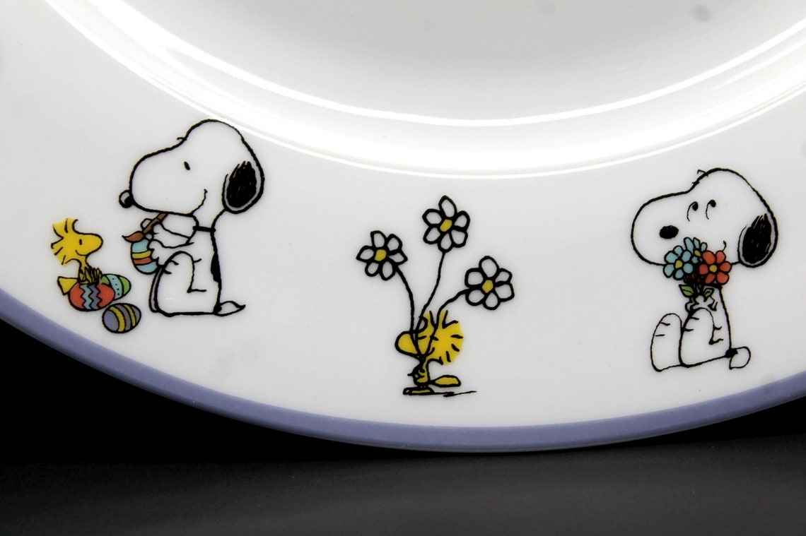 Easter PEANUTS SNOOPY 10.5 Fine China Dinner Plate New Etsy