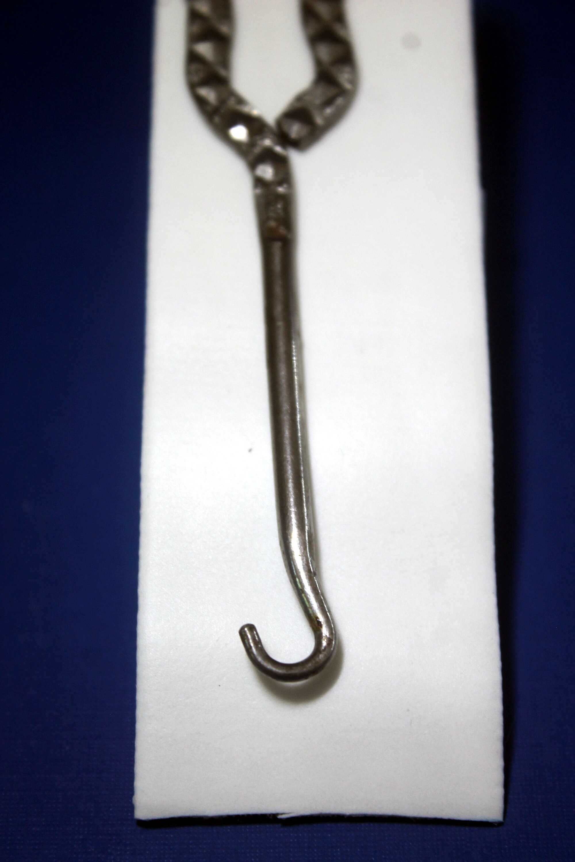 Antique Pewter Shoe Button Hook Tool Etsy