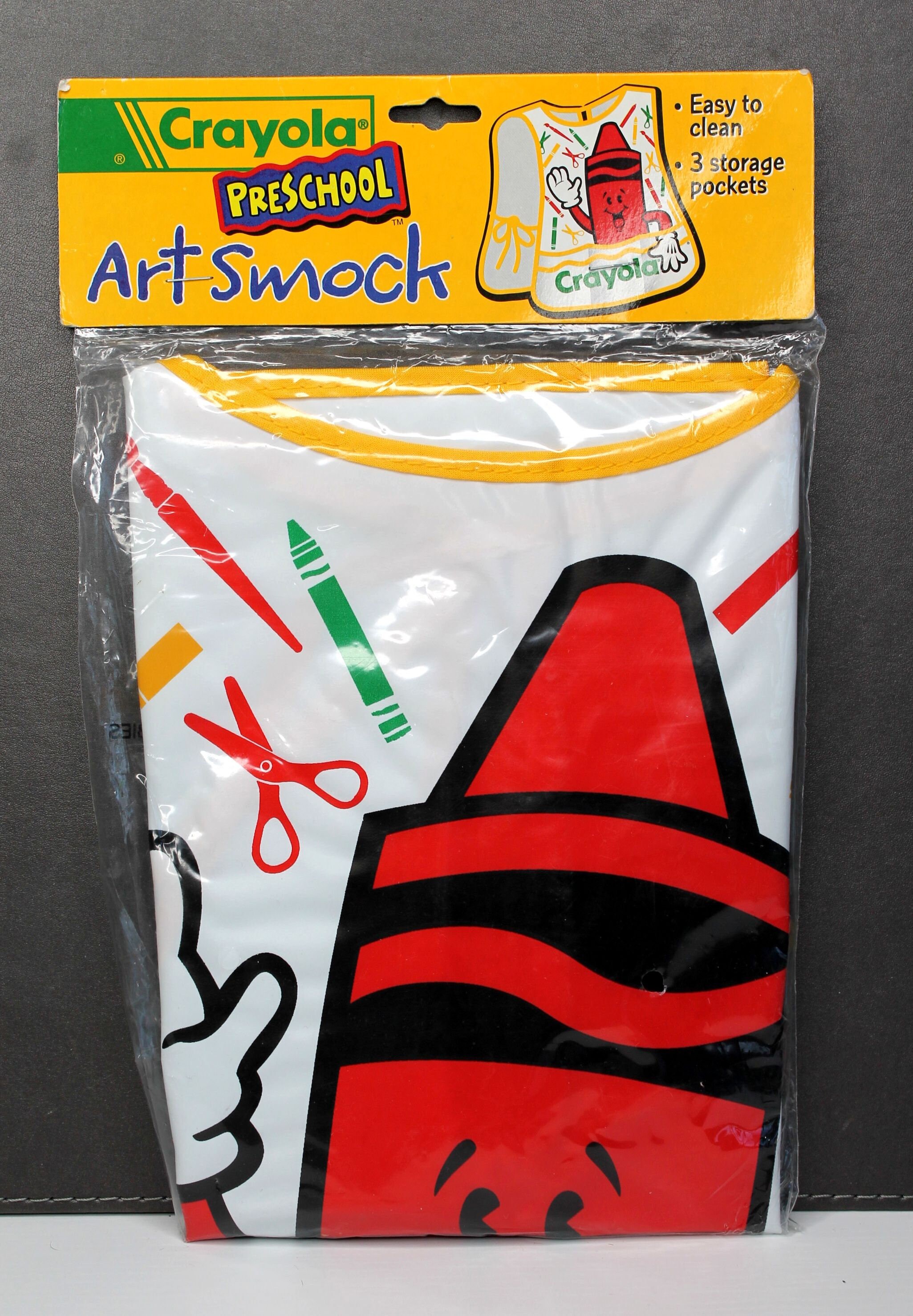Vintage New Crayola PRESCHOOL ART SMOCK 1995 Etsy