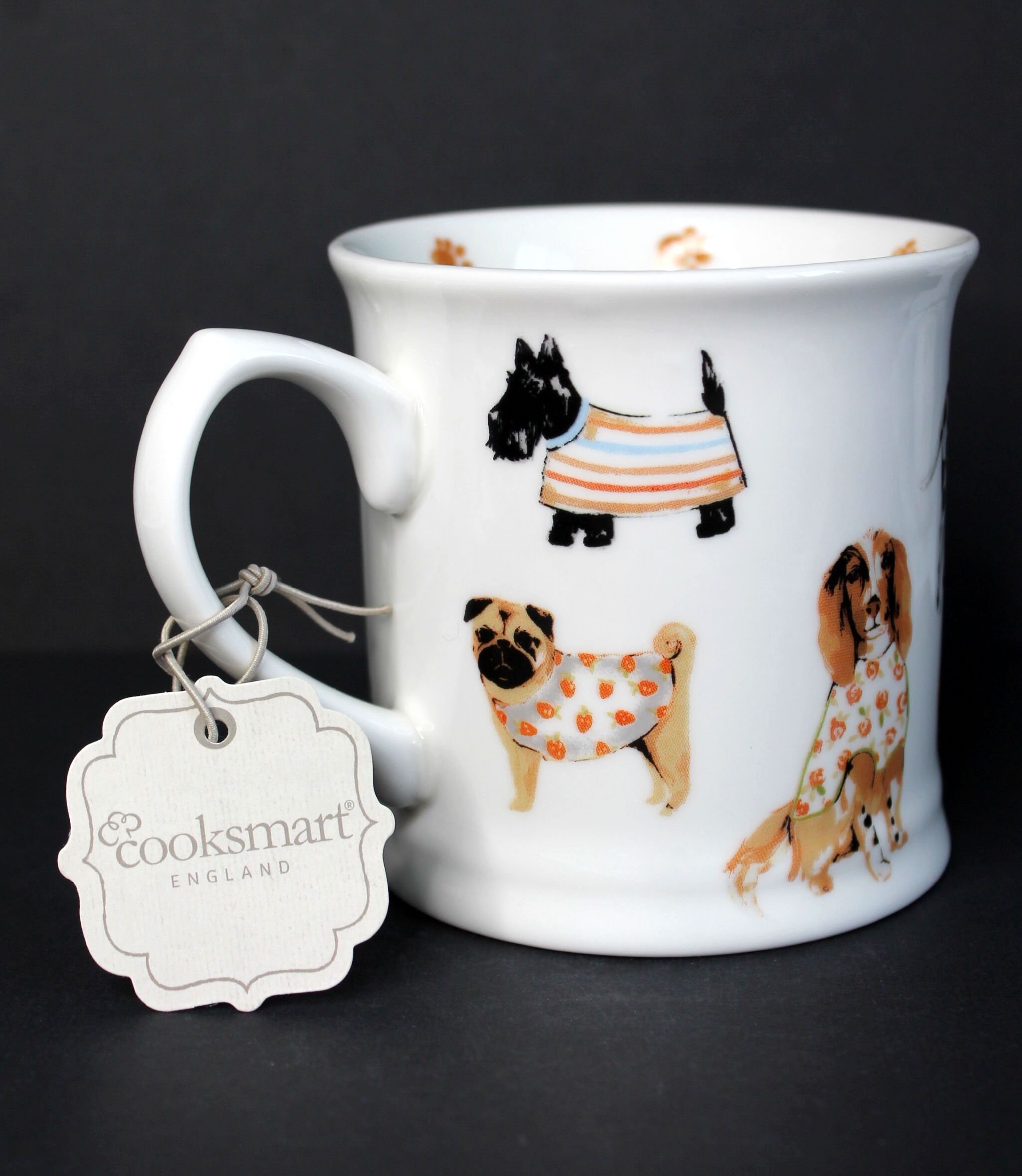 Cooksmart England DOGS Fine China Coffee / Tea Mug New Etsy