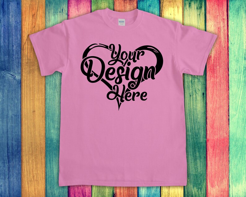 Download Gildan 5000 T-Shirt Mockup Bundle All 70 Colours Gildan ...